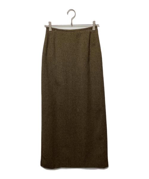 Jean Paul GAULTIER CLASSIQUE（ジャンポールゴルチエクラシック）Jean Paul GAULTIER CLASSIQUE (ジャンポールゴルチエクラシック) ウールロングスカート ベージュ サイズ:40の古着・服飾アイテム