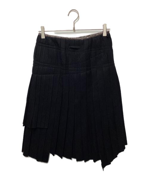 Jean Paul Gaultier FEMME（ジャンポールゴルチエ フェム）Jean Paul Gaultier FEMME (ジャンポールゴルチェフェム) 多層プリーツスカート ブラック サイズ:40の古着・服飾アイテム