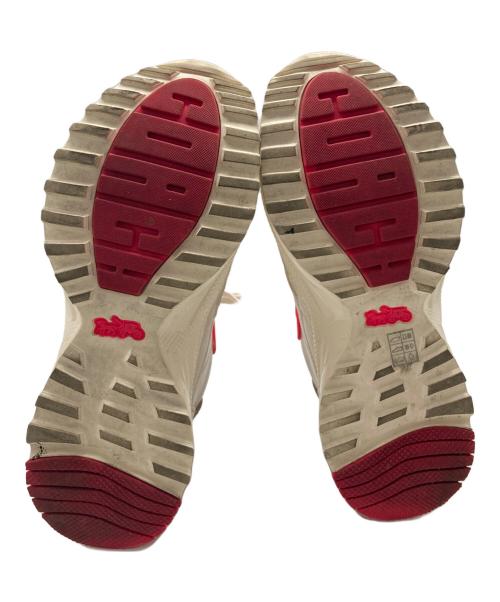 COACH（コーチ）COACH (コーチ) シグネチャーロゴレザーローカットスニーカー ベージュ×ピンク サイズ:24の古着・服飾アイテム