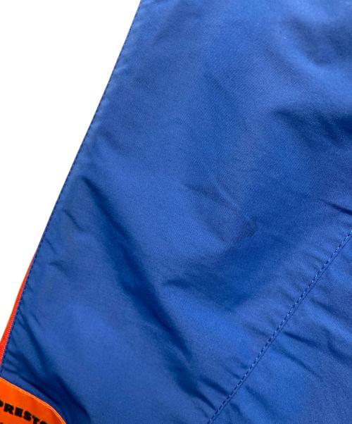 HERON PRESTON（ヘロンプレストン）HERON PRESTON (ヘロンプレストン) NYLON MULTICOLOR HOODED JACKET ブルー×レッド サイズ:Mの古着・服飾アイテム