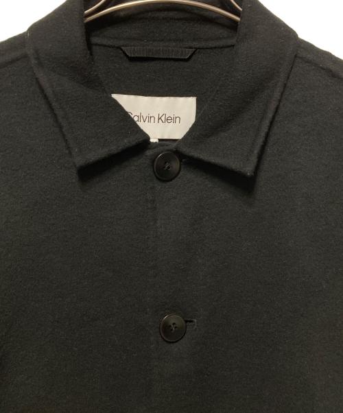 Calvin Klein（カルバンクライン）Calvin Klein (カルバンクライン) ボタンアップメルトンジャケット ブラック サイズ:Ｍの古着・服飾アイテム