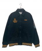 Carhartt WIPカーハート ワークインプログレス）の古着「Letterman jacket」｜カーキ