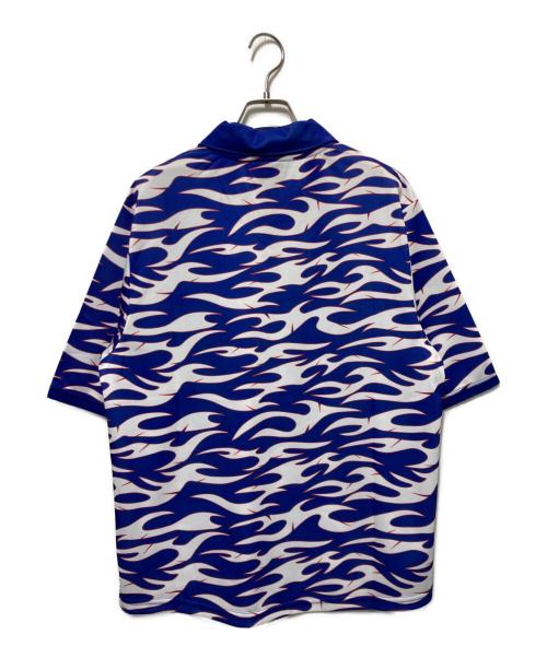 BoTT（ボット）BoTT (ボット) Flame soccer shirt/フレームサッカーシャツ ブルー サイズ:Mの古着・服飾アイテム
