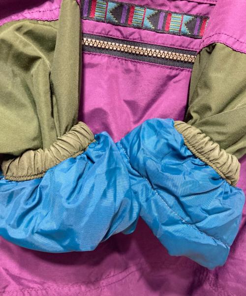 L.L.Bean（エルエルビーン）L.L.Bean (エルエルビーン) 80’S 中綿チロリアンアノラックパーカー パープル サイズ:不明の古着・服飾アイテム