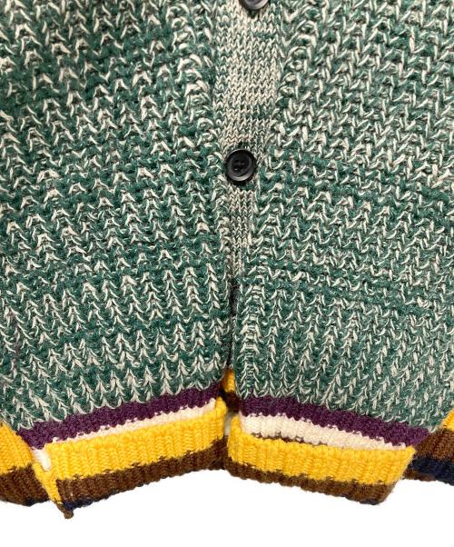 kolor/BEACON（カラービーコン）kolor/BEACON (カラービーコン) 杢ニットカーディガン グリーン サイズ:2の古着・服飾アイテム