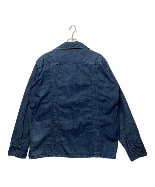 POST O'ALLS（ポストオーバーオールズ）POST O'ALLS (ポストオーバーオールズ) デニムシャツジャケット インディゴ サイズ:XLの古着・服飾アイテム