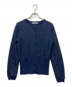 JENNEジェンヌ）の古着「ステンドグラス編みカーディガン」｜ネイビー