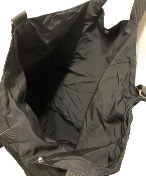 COMME des GARCONS HOMME（コムデギャルソン オム）COMME des GARCONS HOMME (コムデギャルソン オム) 綿ナイロングログラン 2WAY BAG ブラックの古着・服飾アイテム