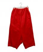 ROBE DE CHAMBRE COMME DES GARCONSローブドシャンブル コムデギャルソン）の古着「製品染めサルエルパンツ」｜レッド