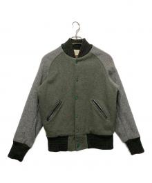 skookum（スクーカム）の古着「DOORS別注 10周年 スタジャン」｜カーキ×グレー