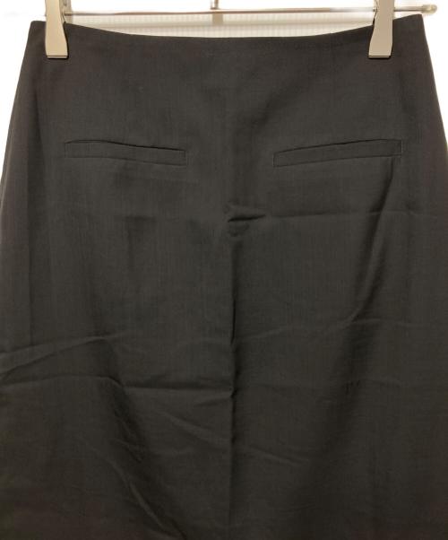 AMOMENTO（アモーメント）AMOMENTO (アモーメント) シアーマキシロングスカート ブラックの古着・服飾アイテム