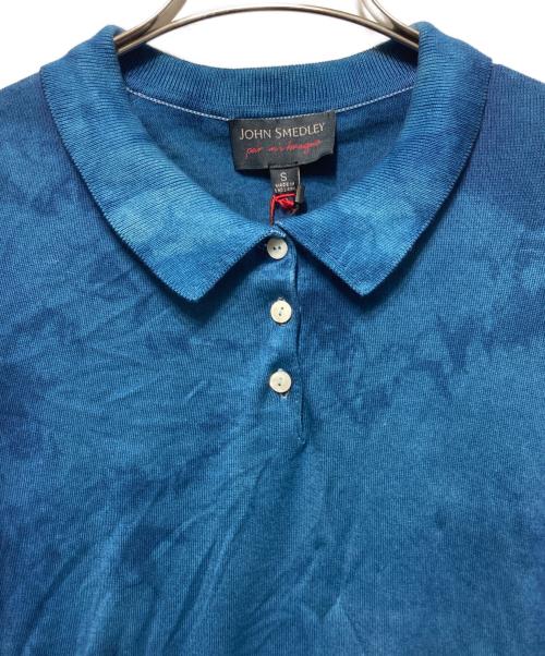 JOHN SMEDLEY（ジョンスメドレー）JOHN SMEDLEY (ジョンスメドレー) ポロシャツ ブルー サイズ:Sの古着・服飾アイテム