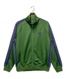 Needles（ニードルズ）の古着「POLY SMOOTHトラックジャケット」｜グリーン×パープル