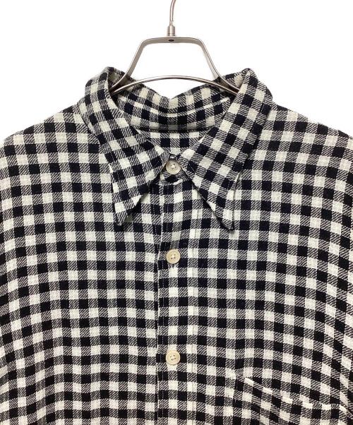 BED J.W. FORD（ベッドフォード）BED J.W. FORD (ベッドフォード) Wardrobe shirt check pattern ホワイト×ブラック サイズ:1の古着・服飾アイテム