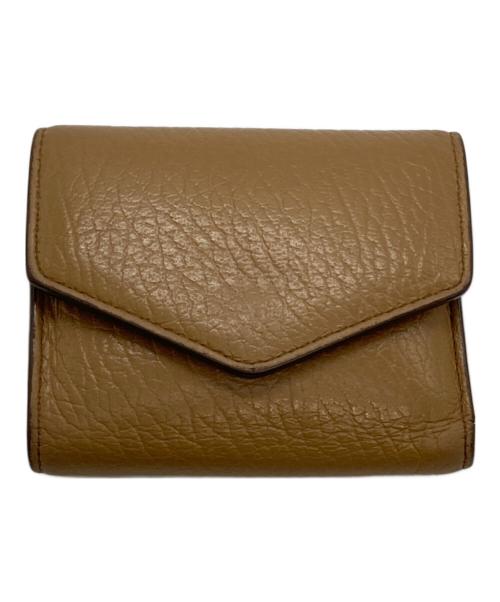 Maison Margiela（メゾンマルジェラ）Maison Margiela (メゾンマルジェラ) 2つ折り財布 ベージュの古着・服飾アイテム