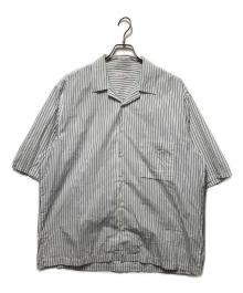 S.K. MANOR HILL（エスケーマノアヒル）の古着「Aloha Shirt/アロハシャツ」｜ホワイト×ネイビー