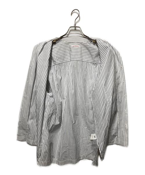 S.K. MANOR HILL（エスケーマノアヒル）S.K. MANOR HILL (エスケーマノアヒル) Aloha Shirt/アロハシャツ ホワイト×ネイビー サイズ:Ｌの古着・服飾アイテム
