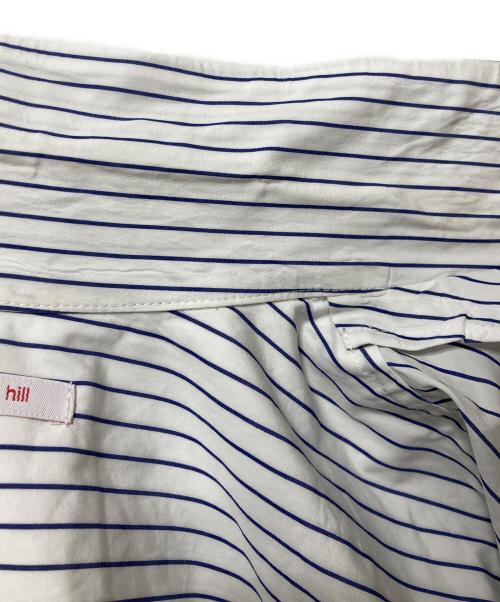 S.K. MANOR HILL（エスケーマノアヒル）S.K. MANOR HILL (エスケーマノアヒル) Aloha Shirt/アロハシャツ ホワイト×ネイビー サイズ:Ｌの古着・服飾アイテム