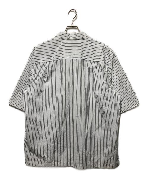 S.K. MANOR HILL（エスケーマノアヒル）S.K. MANOR HILL (エスケーマノアヒル) Aloha Shirt/アロハシャツ ホワイト×ネイビー サイズ:Ｌの古着・服飾アイテム