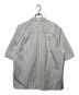 S.K. MANOR HILL (エスケーマノアヒル) Aloha Shirt/アロハシャツ ホワイト×ネイビー サイズ:Ｌ：6000円