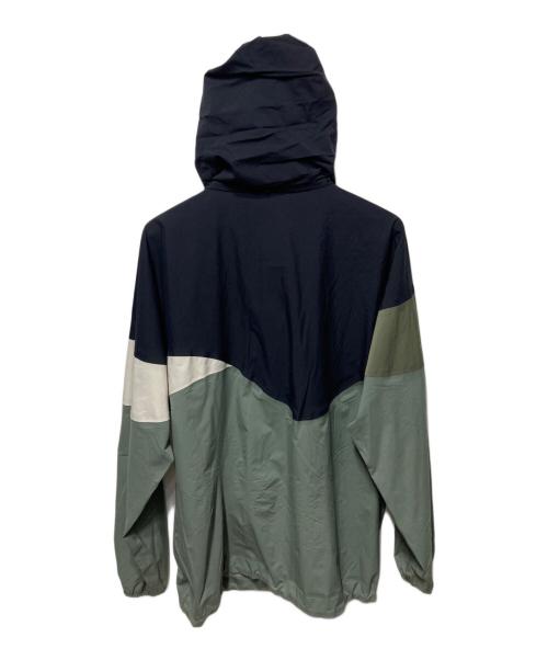 MPX MANDO（エムピーエックス マンド）MPX MANDO (エムピーエックス マンド) ナイロンジャケット ブラック×カーキ サイズ:Lの古着・服飾アイテム