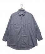 HERILLヘリル）の古着「Suvin Workshirts」｜ブルー
