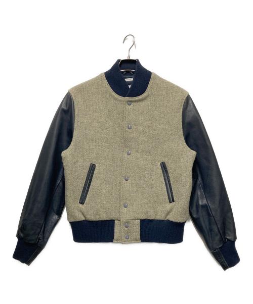 GB sport（ゴールデンベアスポーツ）GB sport (ゴールデンベアスポーツ) Warehouse 別注 GB スタジャン グレー×ネイビー サイズ:Mの古着・服飾アイテム