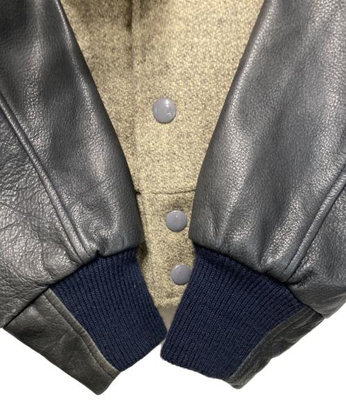 GB sport（ゴールデンベアスポーツ）GB sport (ゴールデンベアスポーツ) Warehouse 別注 GB スタジャン グレー×ネイビー サイズ:Mの古着・服飾アイテム