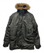 ALPHAアルファ）の古着「N-3Bタイプコート」｜カーキ