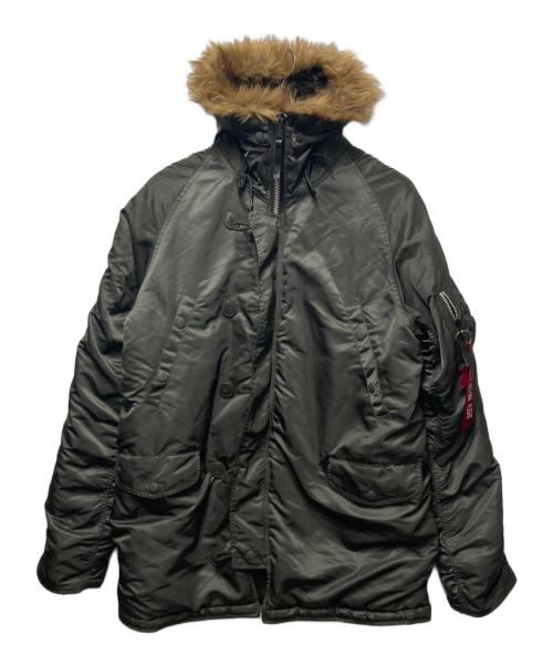 ALPHA（アルファ）ALPHA (アルファ) N-3Bタイプコート カーキ サイズ:XLの古着・服飾アイテム