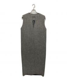 Noble（ノーブル）の古着「スポンジボンディングワンピース」｜グレー