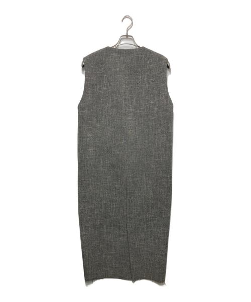 Noble（ノーブル）Noble (ノーブル) スポンジボンディングワンピース グレー サイズ:36の古着・服飾アイテム