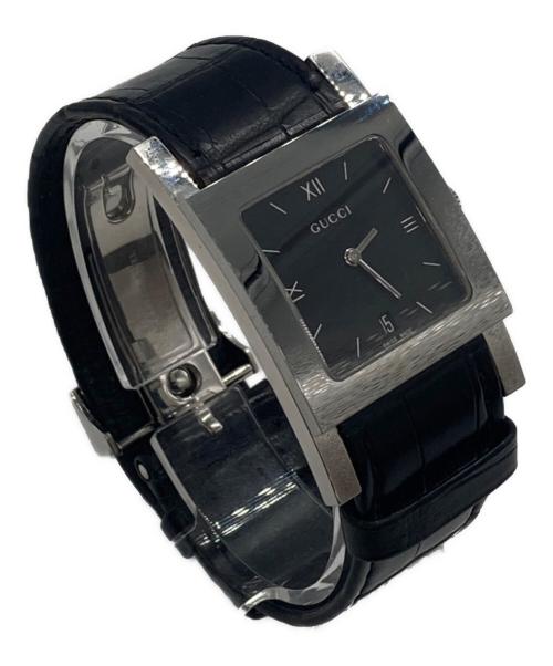 GUCCI（グッチ）GUCCI (グッチ) 腕時計 ブラックの古着・服飾アイテム