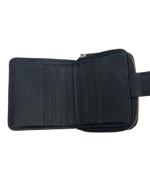 GUCCI（グッチ）GUCCI (グッチ) 2つ折り財布 ブラックの古着・服飾アイテム