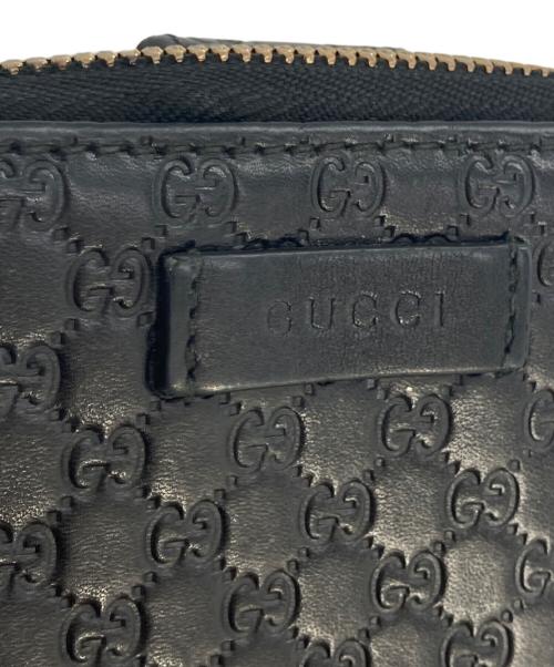 GUCCI（グッチ）GUCCI (グッチ) 2つ折り財布 ブラックの古着・服飾アイテム