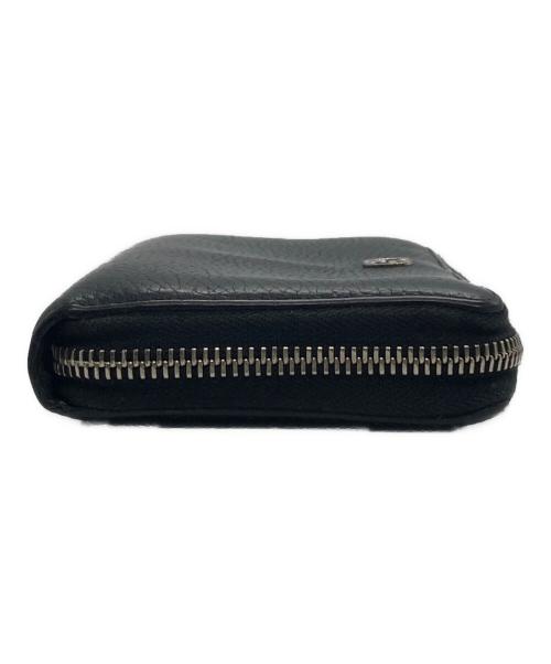 GUCCI（グッチ）GUCCI (グッチ) ラウンドファスナー財布 ブラックの古着・服飾アイテム