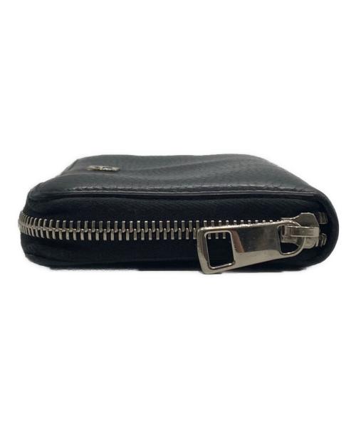 GUCCI（グッチ）GUCCI (グッチ) ラウンドファスナー財布 ブラックの古着・服飾アイテム