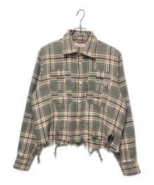 SYUMAN.（シュウマン）の古着「Broken numbering shirts」｜グレー