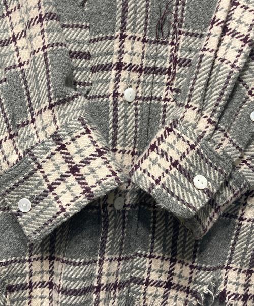 SYUMAN.（シュウマン）SYUMAN. (シュウマン) Broken numbering shirts グレー サイズ:2の古着・服飾アイテム