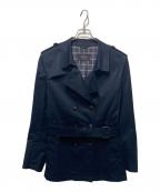 BURBERRY BLACK LABELバーバリーブラックレーベル）の古着「トレンチコート」｜ネイビー