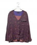 Needlesニードルズ）の古着「V NECK SHIRT」｜パープル