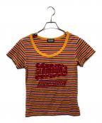 Hysteric Glamourヒステリックグラマー）の古着「Tシャツ」｜オレンジ