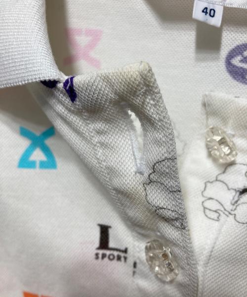 LEONARD SPORT（レオナール スポーツ）LEONARD SPORT (レオナール スポーツ) ポロシャツ マルチカラー サイズ:40の古着・服飾アイテム