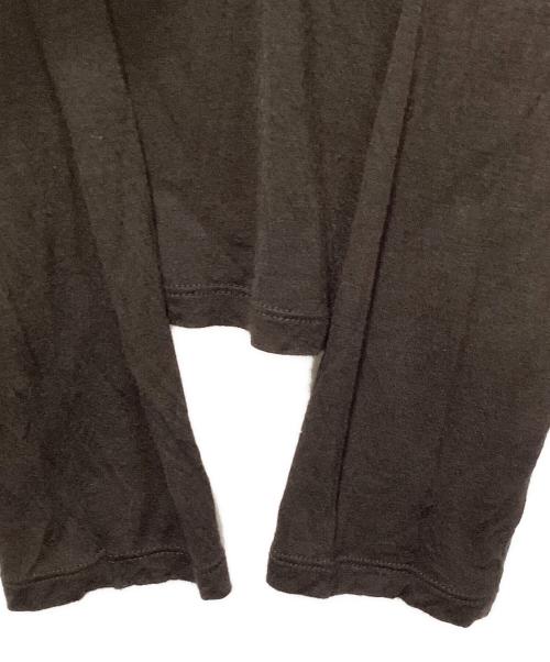 BASERANGE（ベースレンジ）BASERANGE (ベースレンジ) LONG SLEEVE TEE FOVEA ブラウン サイズ:Sの古着・服飾アイテム