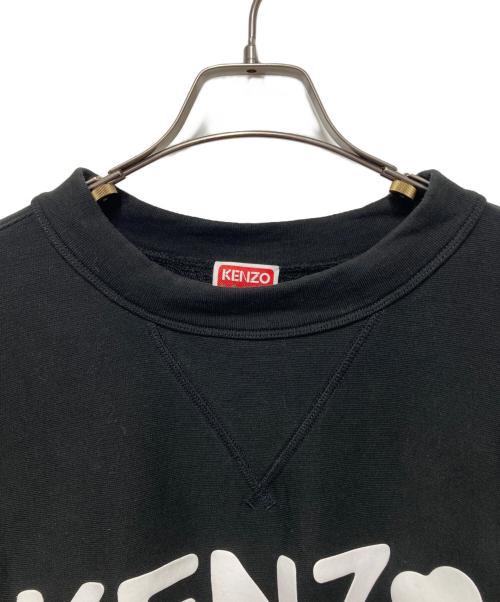 KENZO PARIS（ケンゾー・パリ）KENZO PARIS (ケンゾー・パリ) プリントスウェット ブラック サイズ:Ｍの古着・服飾アイテム