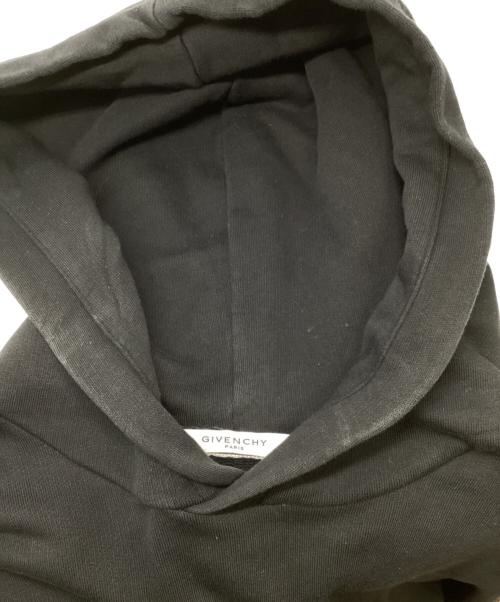 GIVENCHY（ジバンシィ）GIVENCHY (ジバンシィ) ブロークンロゴパーカー ブラック サイズ:Lの古着・服飾アイテム