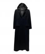 Jean Paul GAULTIER CLASSIQUEジャンポールゴルチエクラシック）の古着「フーデッドメルトンコート」｜ブラック