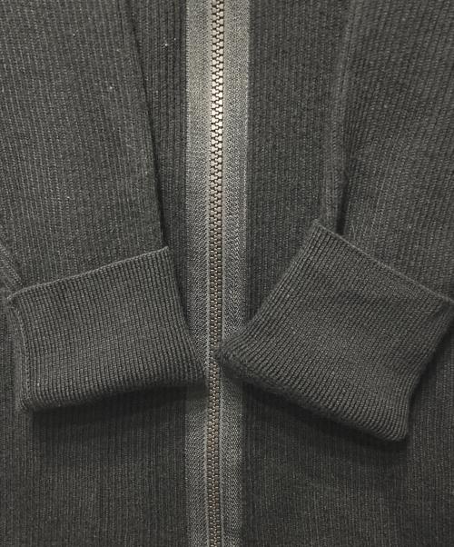 STONE ISLAND（ストーンアイランド）STONE ISLAND (ストーンアイランド) ジップアップニット ブラック サイズ:Ｍの古着・服飾アイテム