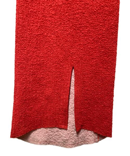 holiday（ホリデー）HOLIDAY (ホリデー) BONDING FLARE PANTS レッドの古着・服飾アイテム