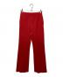 HOLIDAY（ホリデー）の古着「BONDING FLARE PANTS」｜レッド